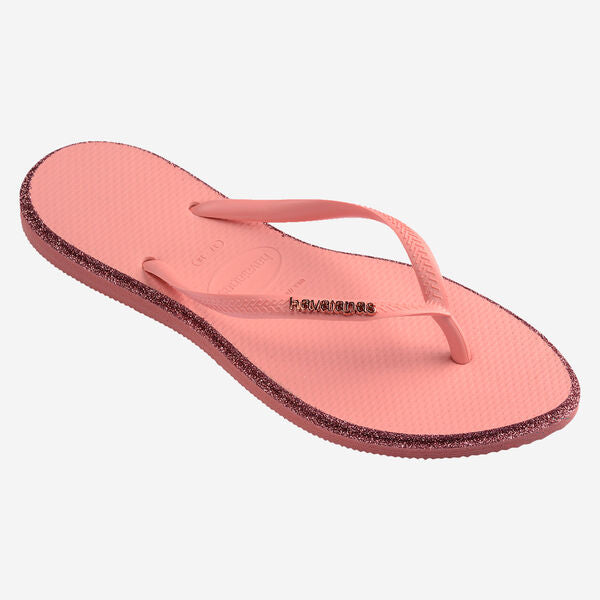 Havaianas donna infradito SLIM Point Glitter 4150157 Clay\Blossom