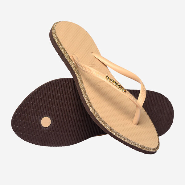 Havaianas donna infradito SLIM Point Glitter 4150157 Gold