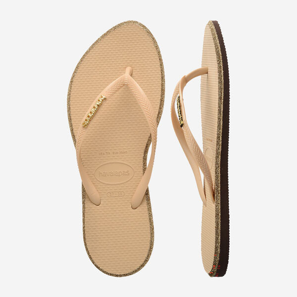 Havaianas donna infradito SLIM Point Glitter 4150157 Gold