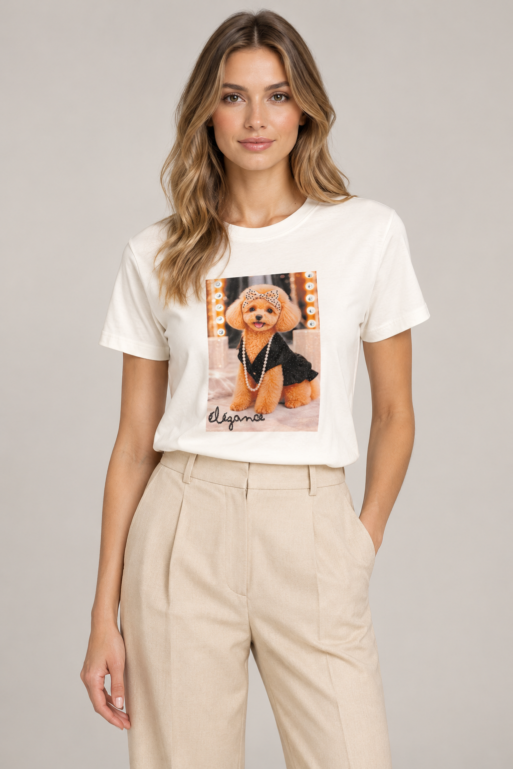 Gold Rush t-shirt STAMPA BARBONCINO COLLANAL17