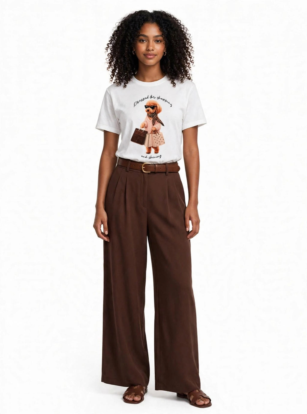 Gold Rush t-shirt STAMPA CANE SHOPPING TL19