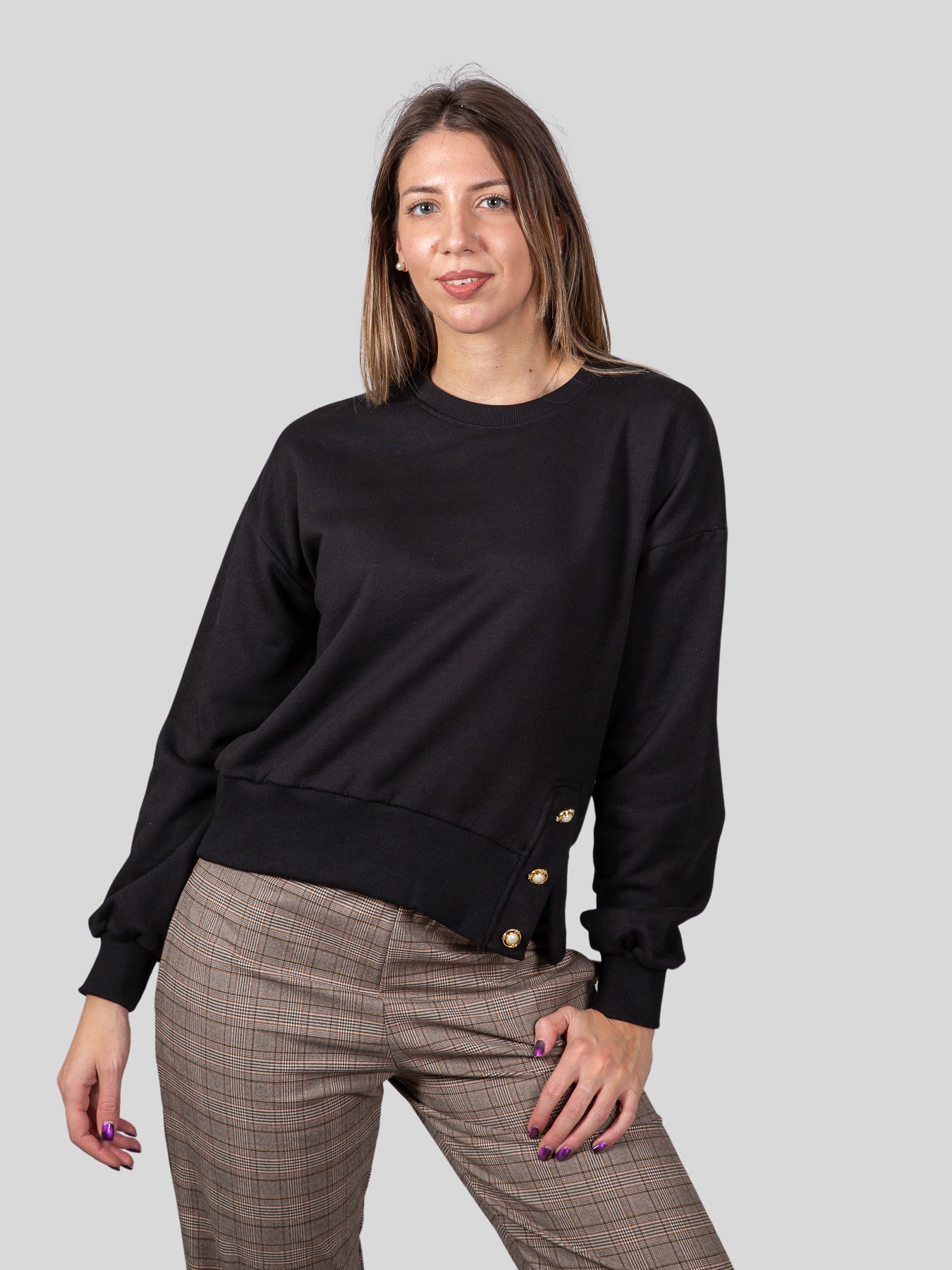 Gold rush donna felpa W1STELVIO11