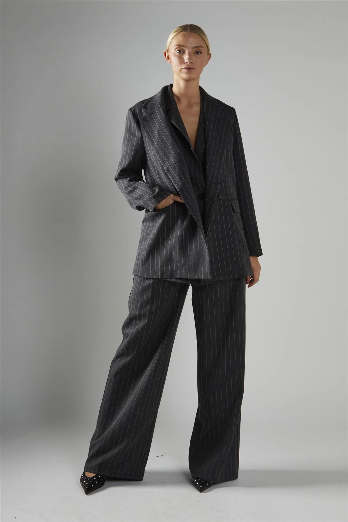 Glamorous donna giacca AN5292 dark grey