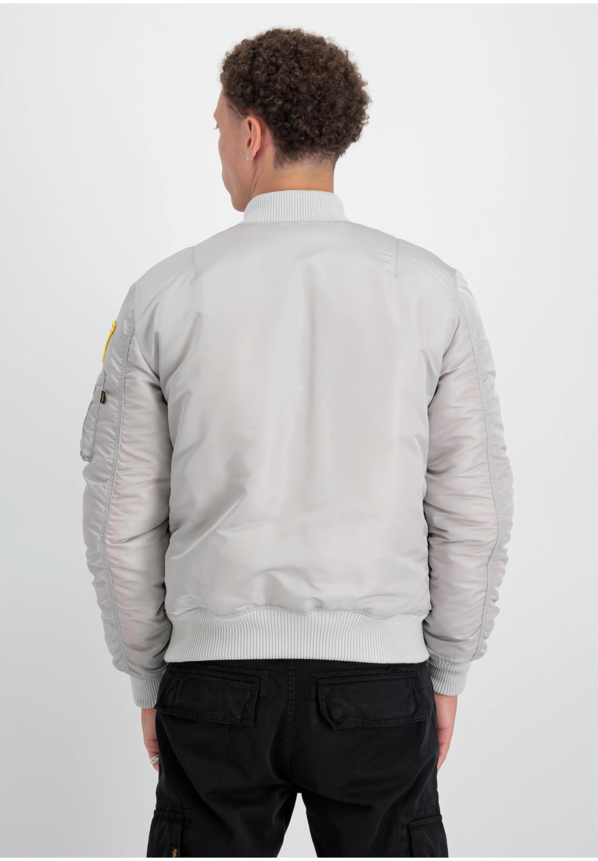 alpha industries uomo giubbino ma-1vf nasa 166107AI Grigio