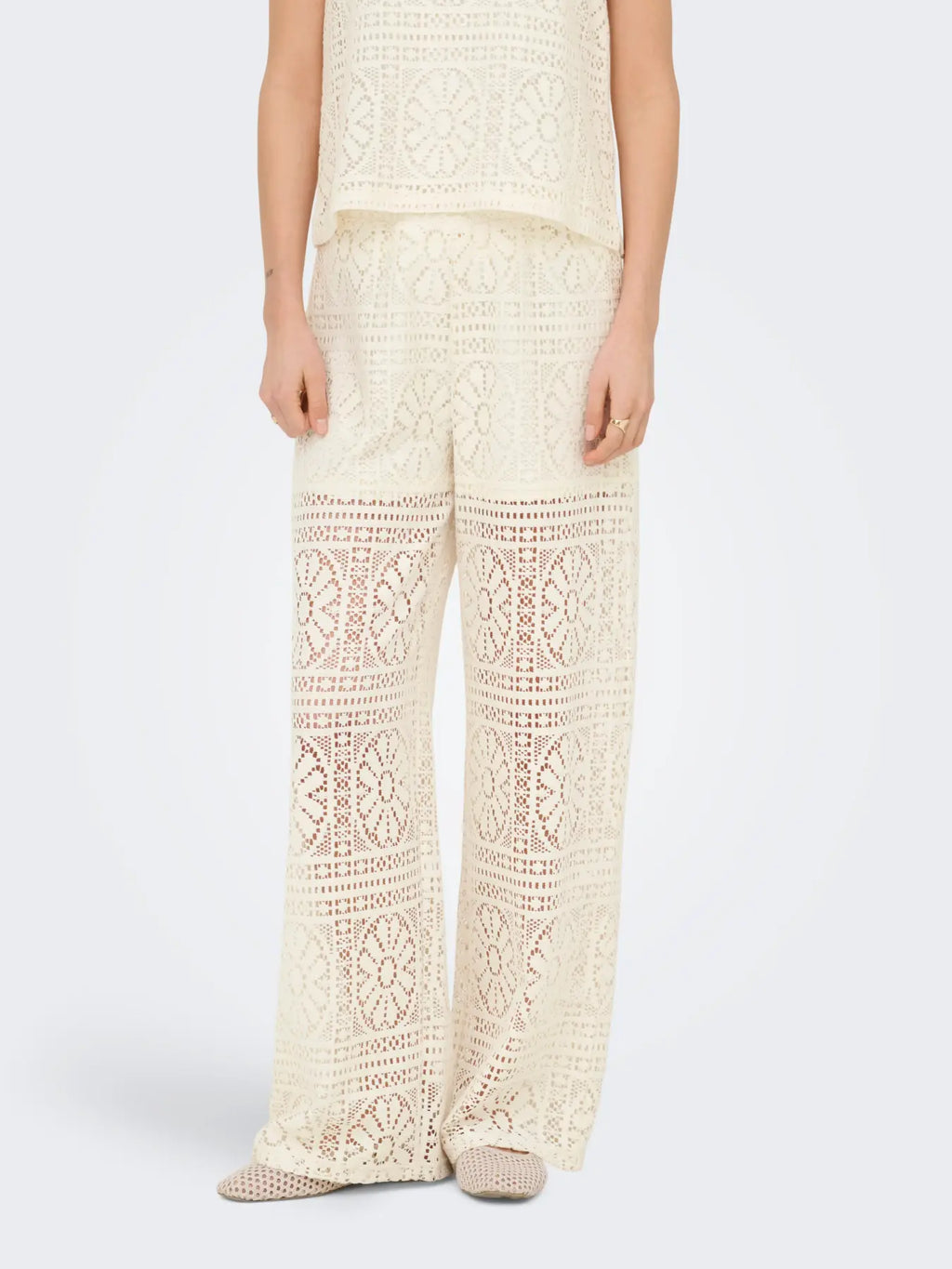 Only donna pantalone LIAN LACE WIDE 15372107
