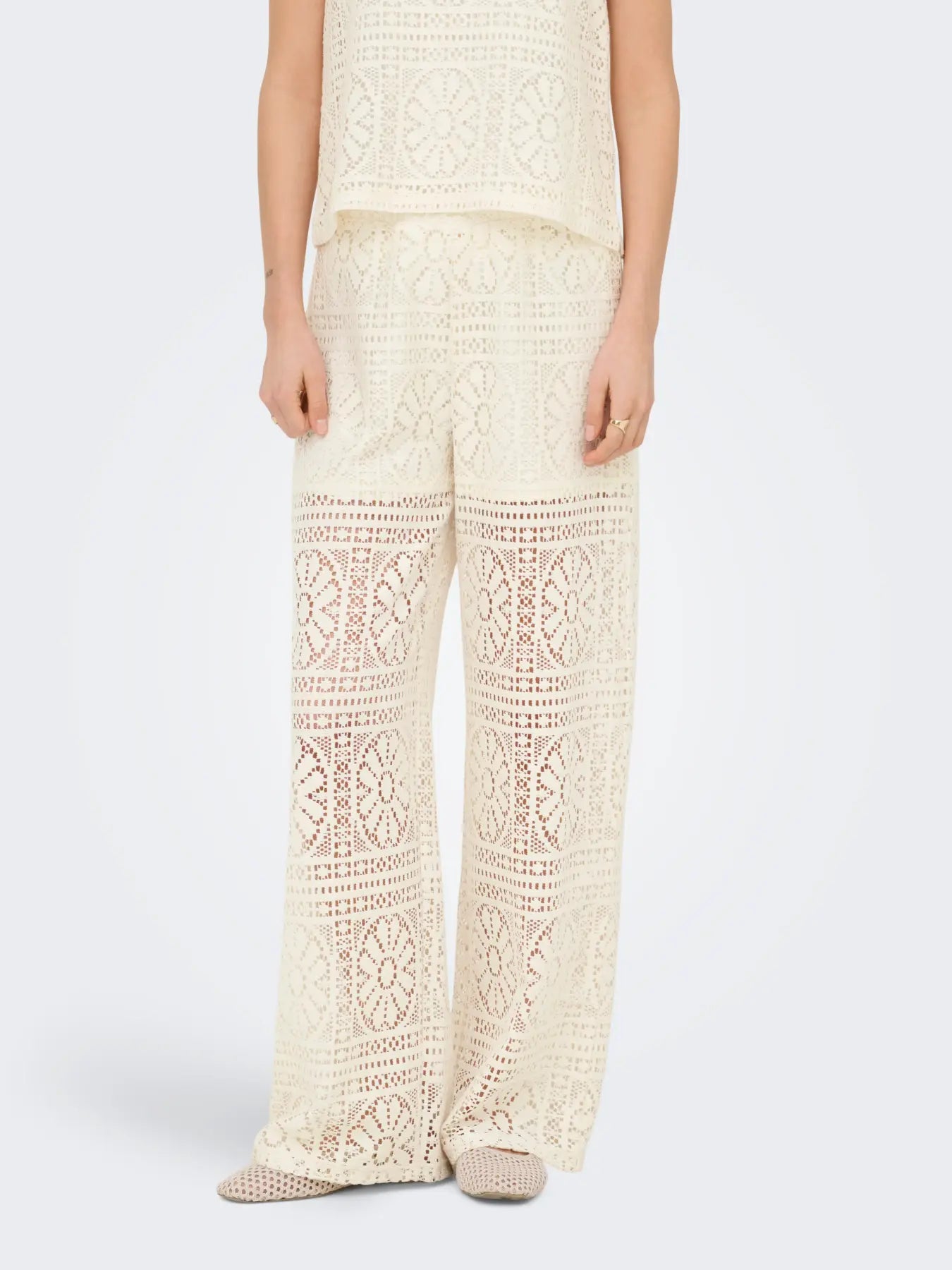 Only donna pantalone LIAN LACE WIDE 15372107