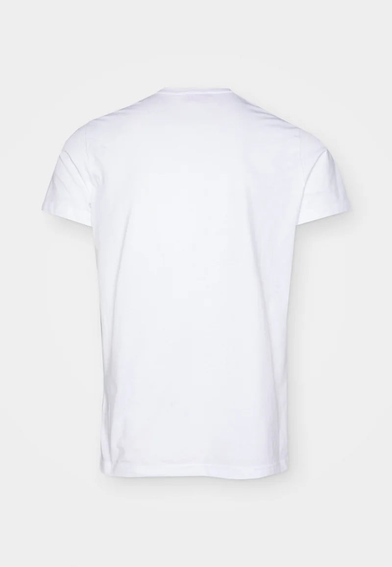 Diesel Uomo T-Shirt T-Diego-Cuty Manica Corta Logo White