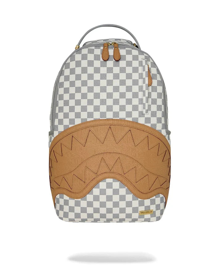 Sprayground zaino EMBOSSED CREAM CHECK B8593