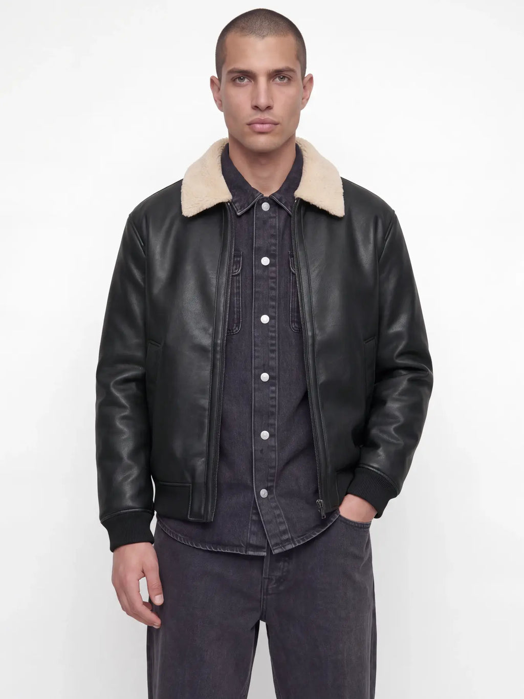 Jack & Jones giubbino BLULUKE 12282444  Black PU
