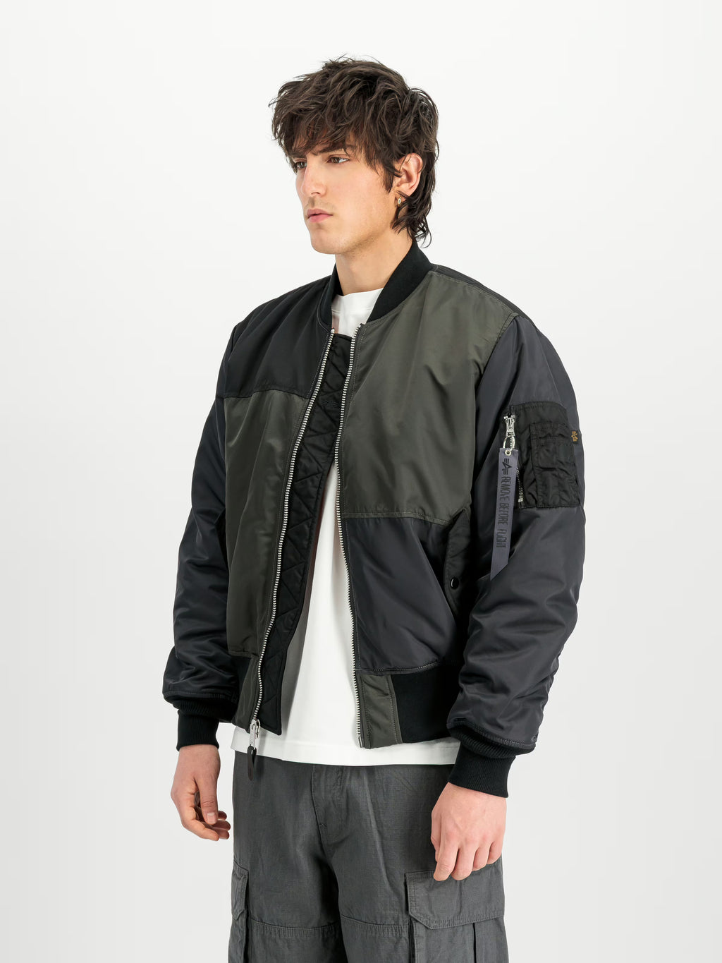Alpha Industries giubbino Tricolor 268139 Black