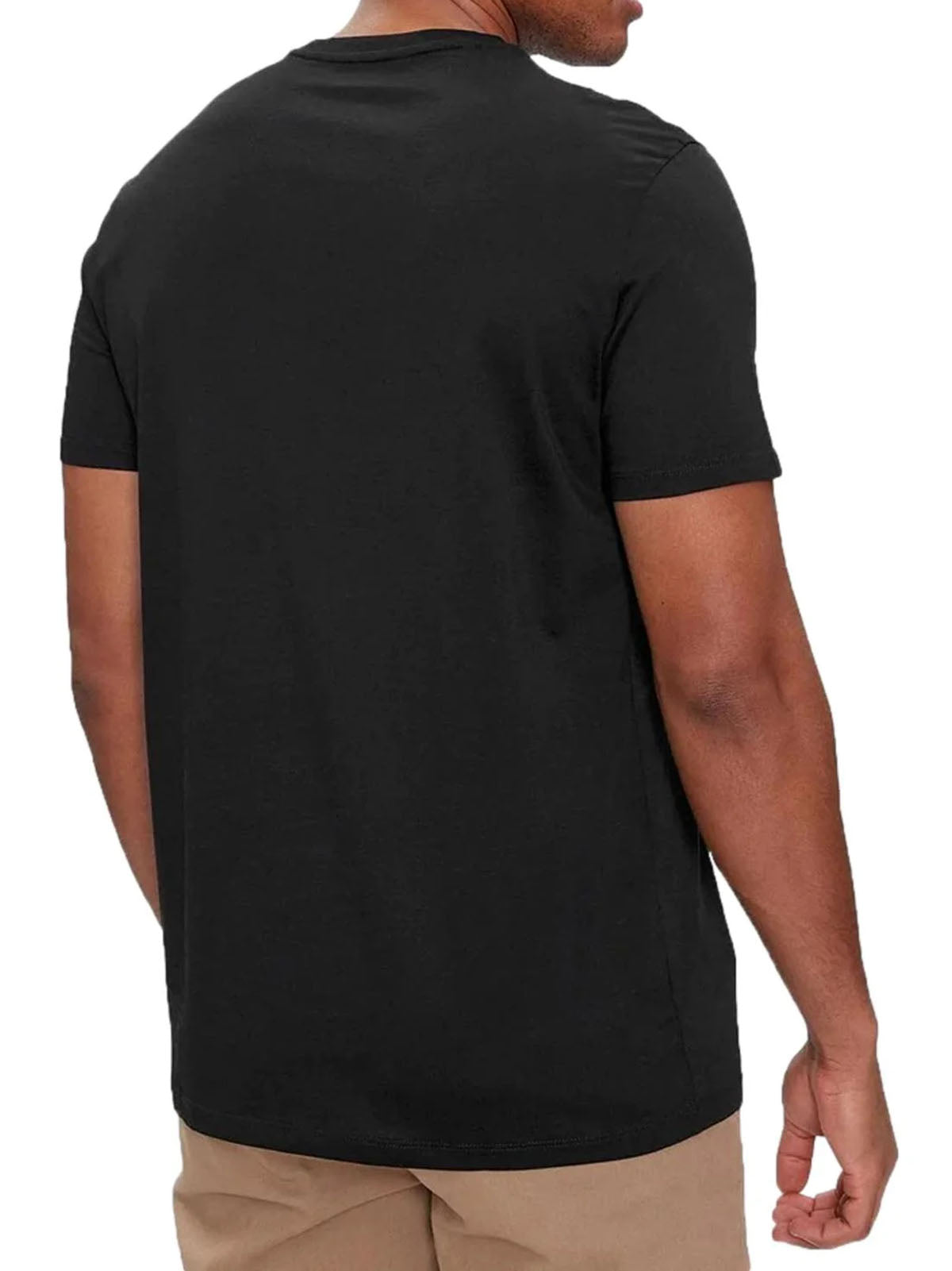 Armani Exchange uomo t-shirt 3DZTHQ ZJBYZ 1200 Nero