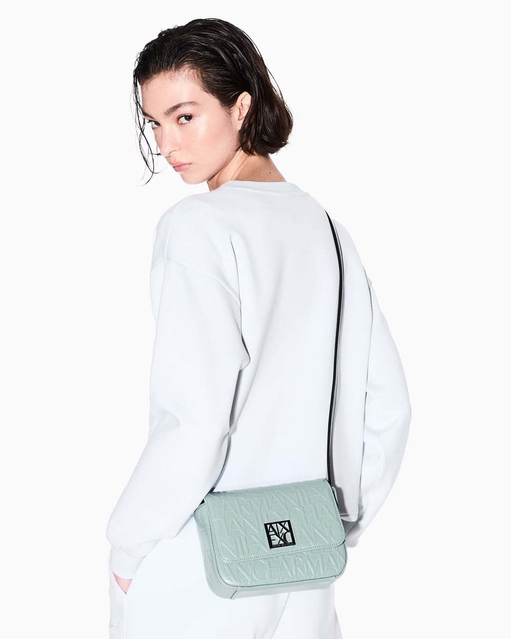 Armani Exchange donna borsa 942648 CC793 U7231 verde