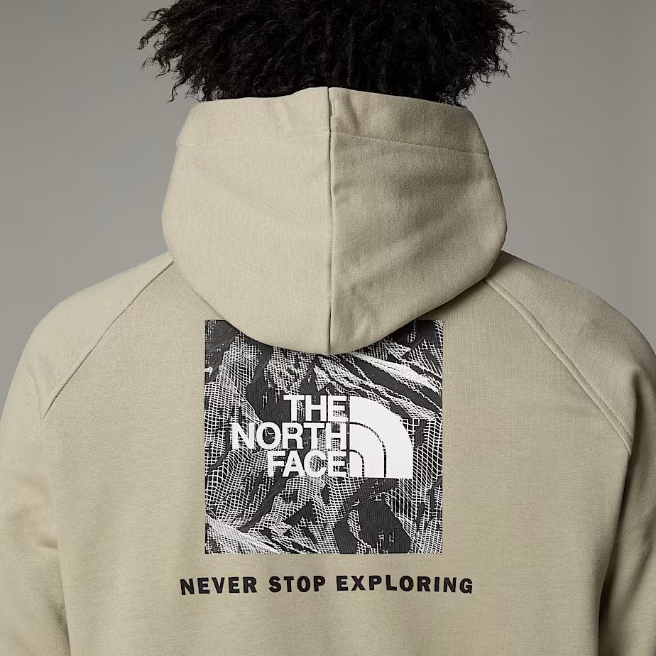 the north face uomo felpa raglan redbox NF0A8A3T9IT grey black