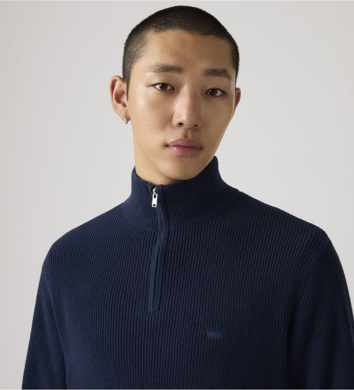Levi's maglia Hm Quarter Zip 0058U-0000 Navy