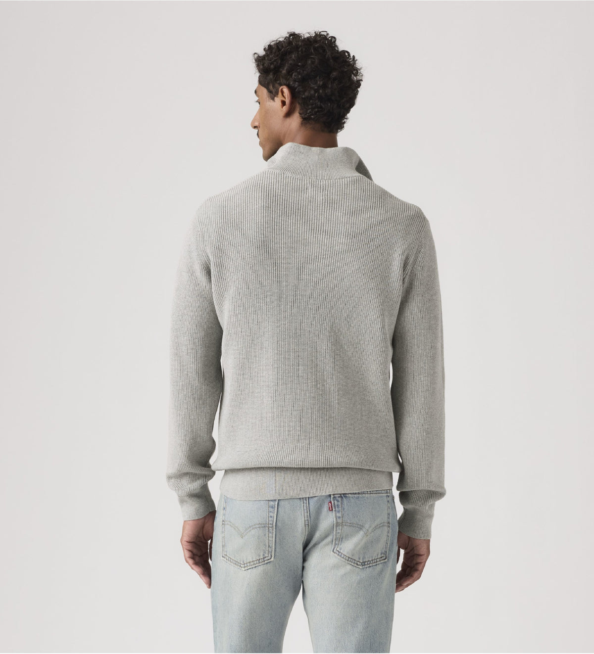 Levi's maglia Hm Quarter Zip 0058U-0002 Grey