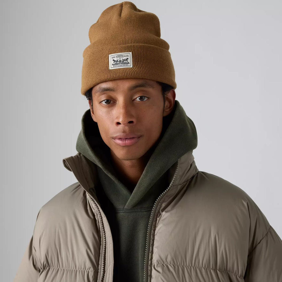 Levi's cappello Embarcadero Beanie - FOXTROT BROWN 007Z1-0003