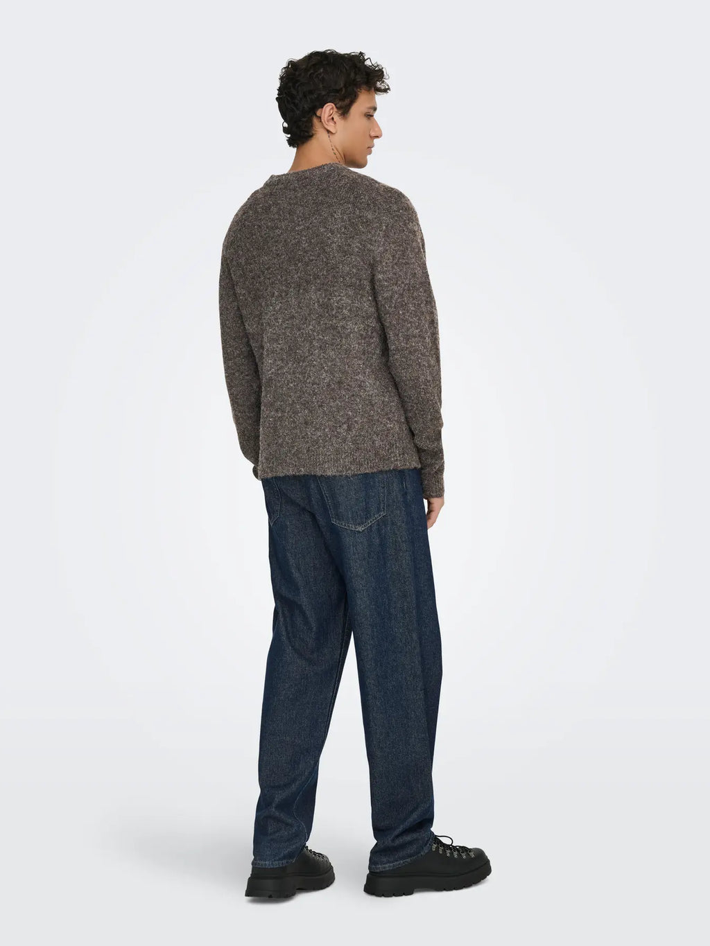 Only&Sons maglia HALE LS RLX CREW KNIT 22037584 Demitasse