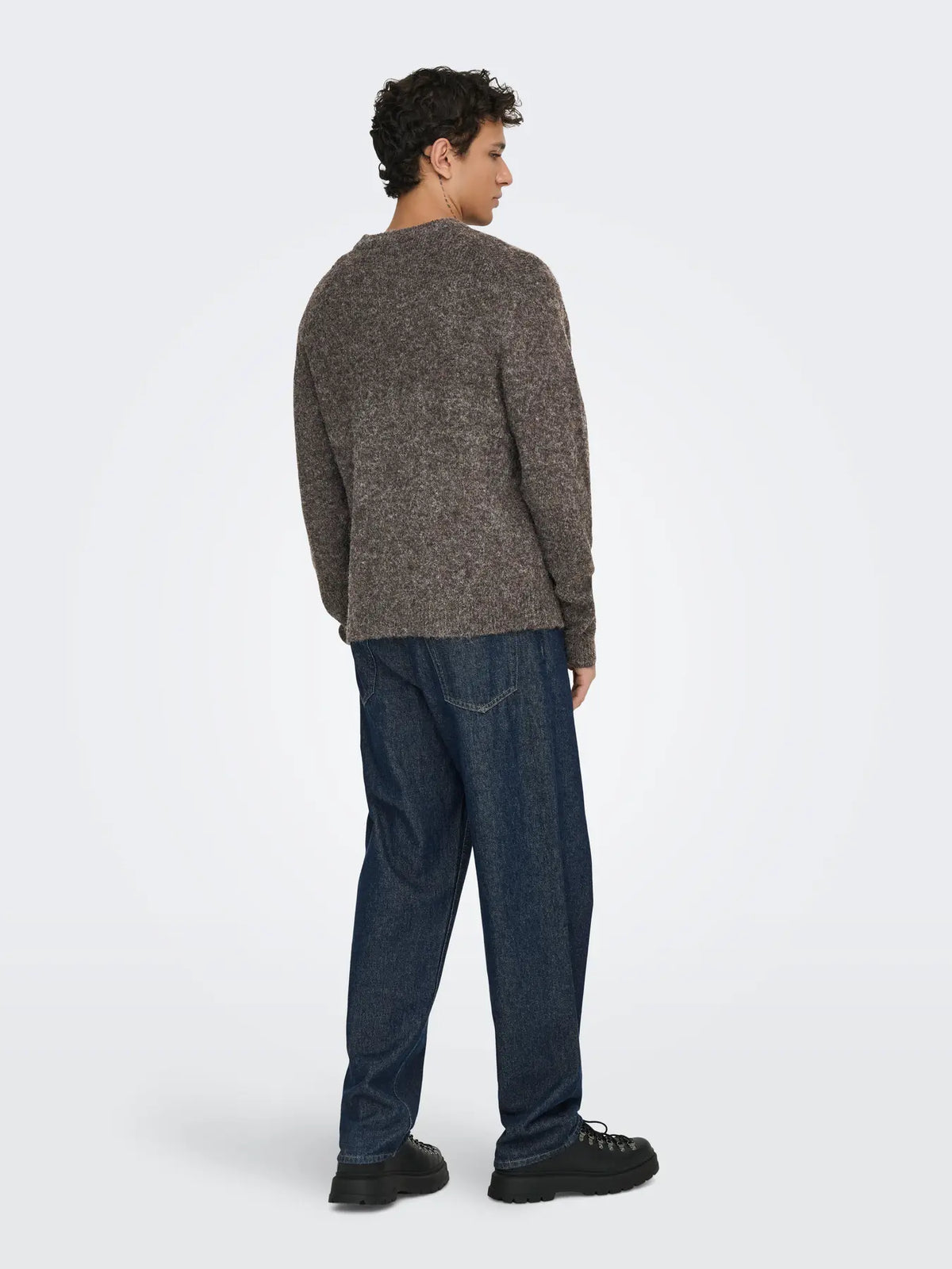 Only&Sons maglia HALE LS RLX CREW KNIT 22037584 Demitasse