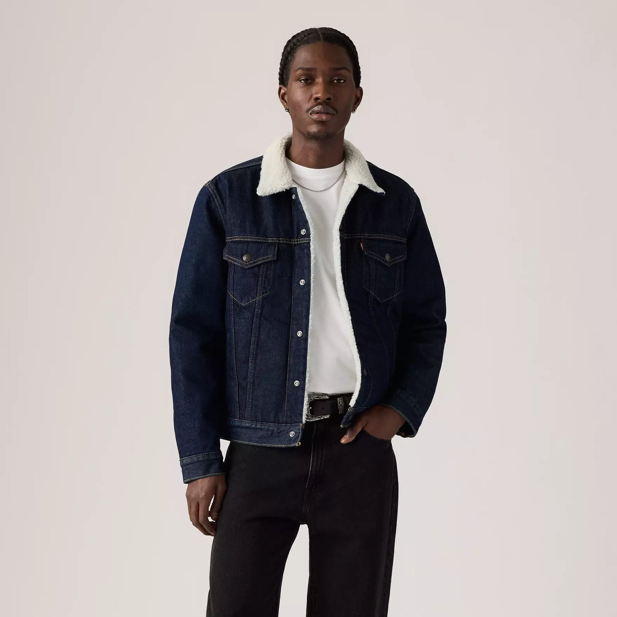 Levi's giubbino Type 3 Sherpa 16365-0271 Denim