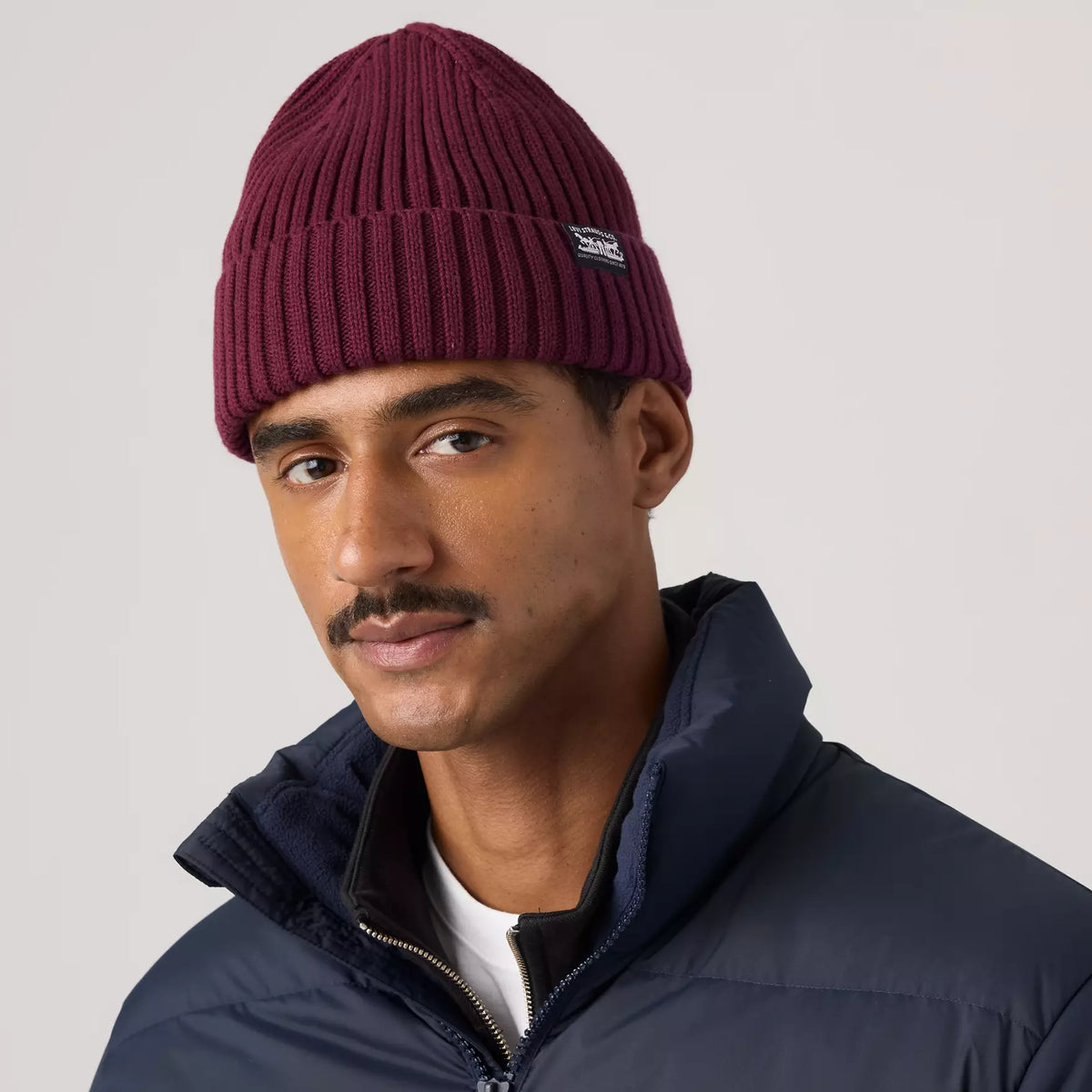 Levi's cappello Sunset Beanie - Tawny Port 007Z2-0004