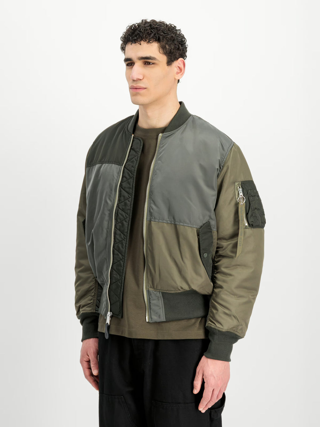 Alpha Industries giubbino Tricolor 268139 Black Olive