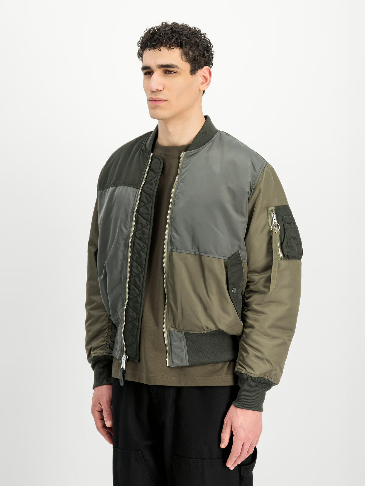 Alpha Industries giubbino Tricolor 268139 Black Olive