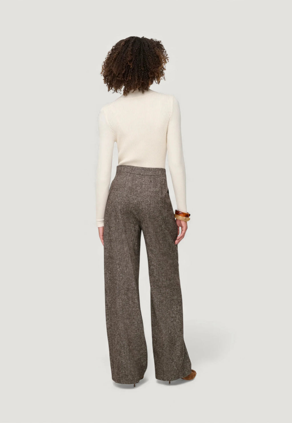 Only donna pantalone BEKKA LIFE WIDE WOLL