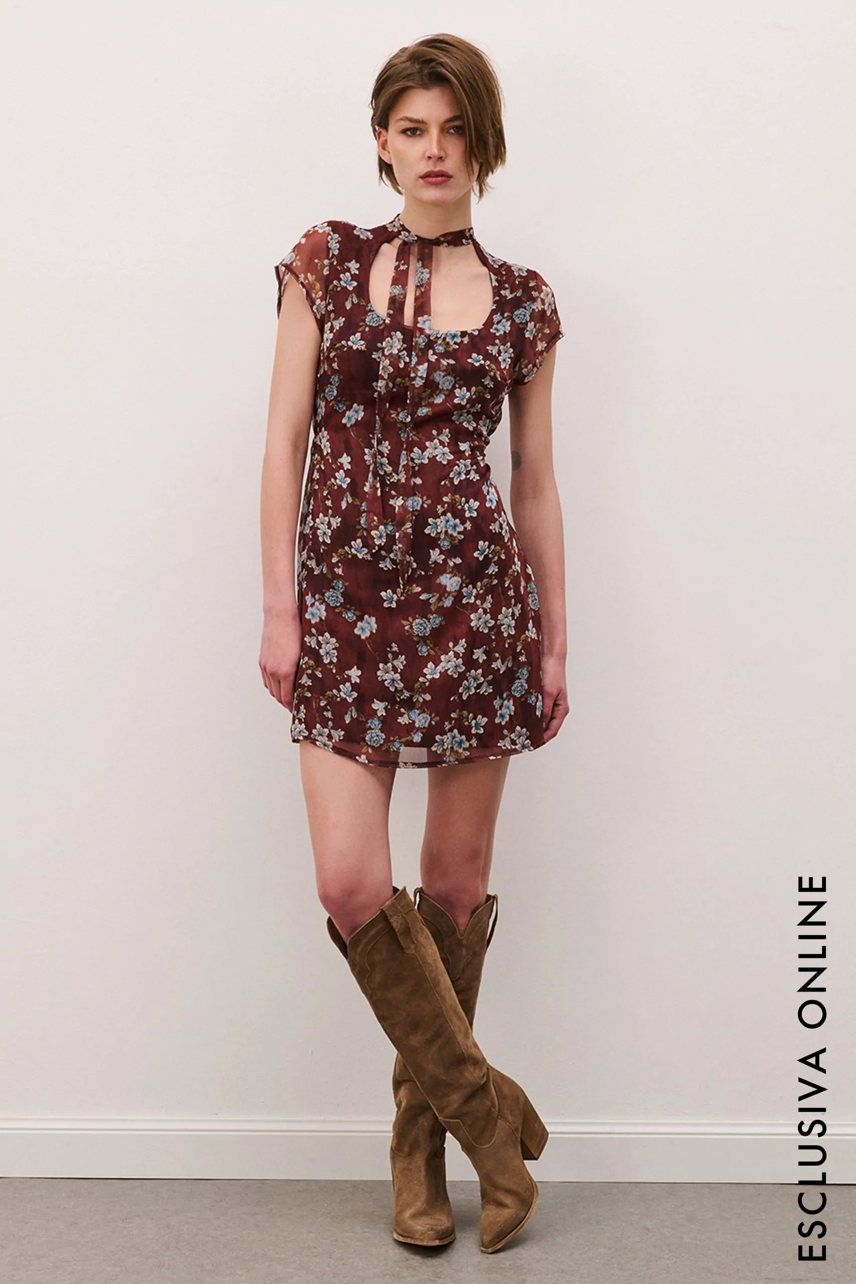 Two Way donna abito PROVENZALE MOKA SP1059