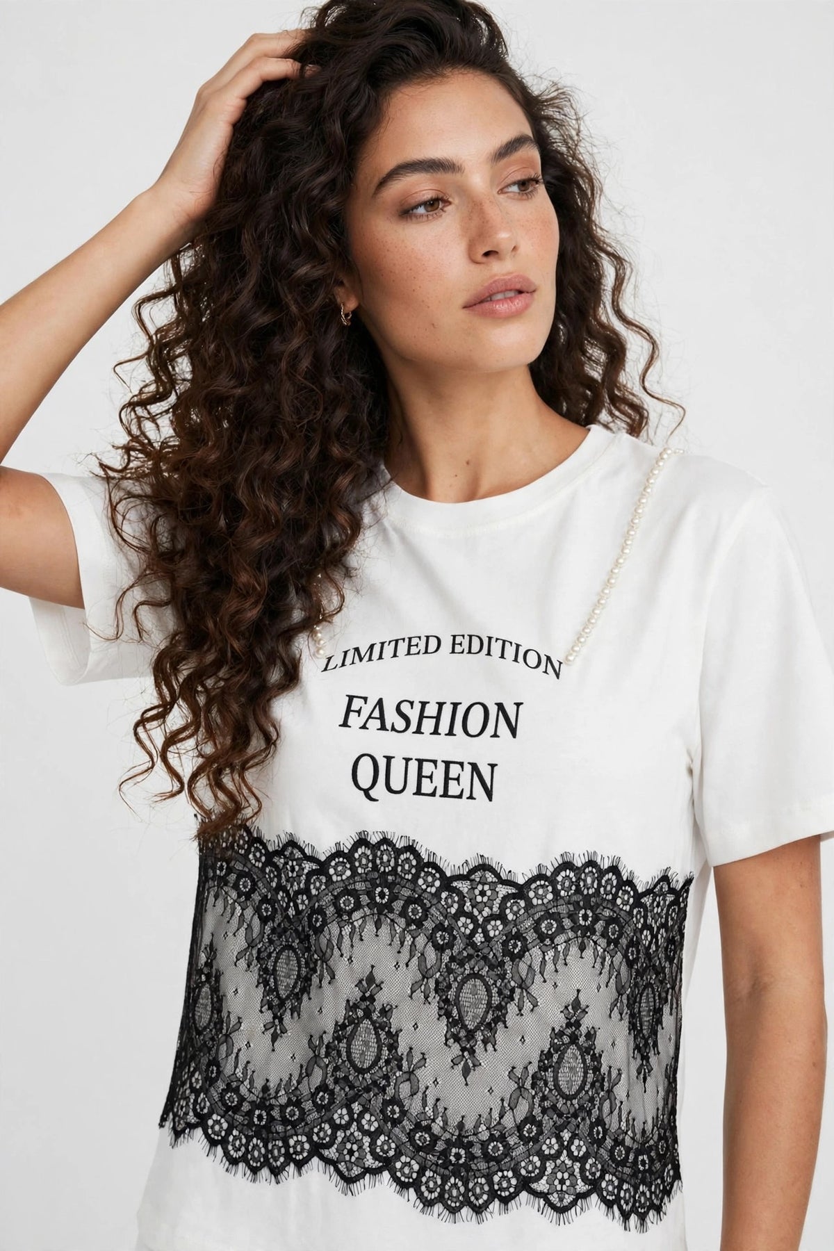 Gold Rush t-shirt W1RUBINO03 Panna