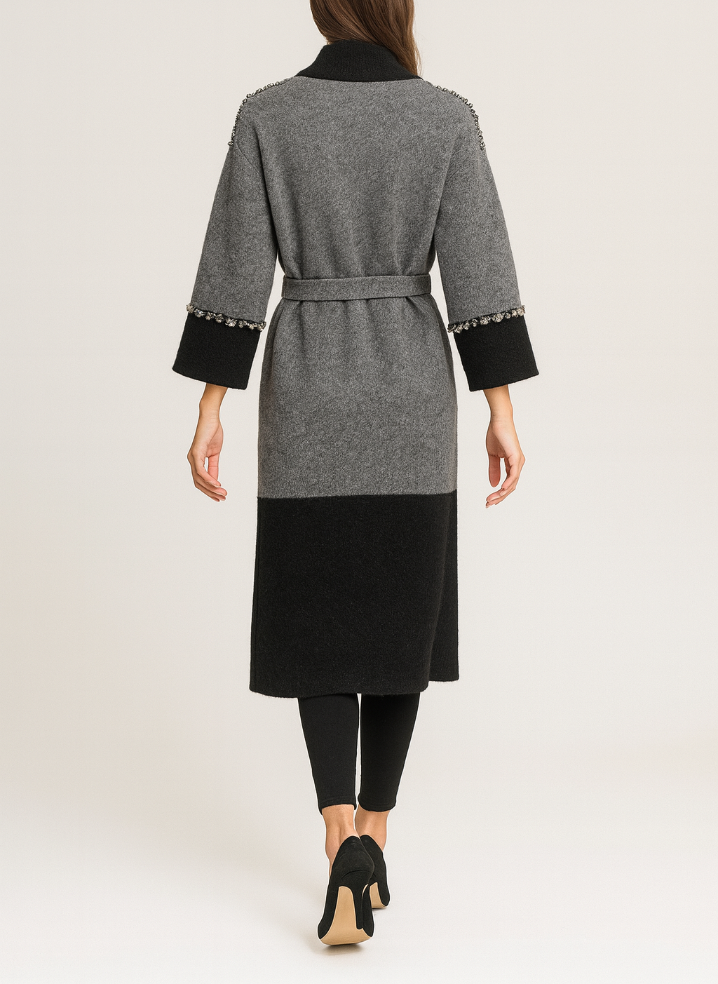 Vicolo donna cappotto 55002F NERO