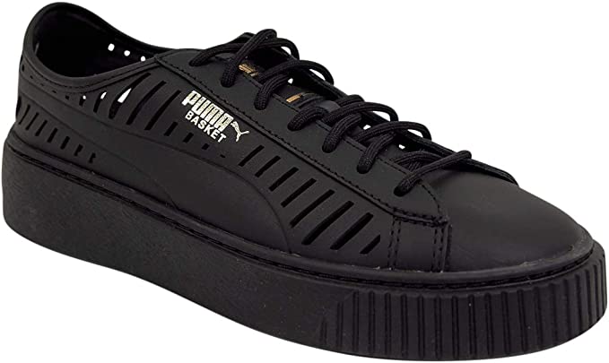 PUMA DONNA SCARPA Basket Platform 365190  Nero