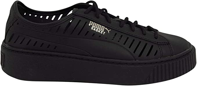 PUMA DONNA SCARPA Basket Platform 365190  Nero