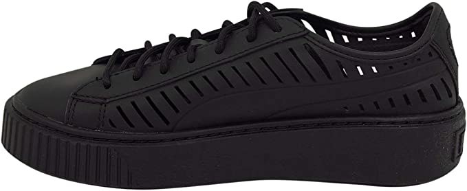 PUMA DONNA SCARPA Basket Platform 365190  Nero
