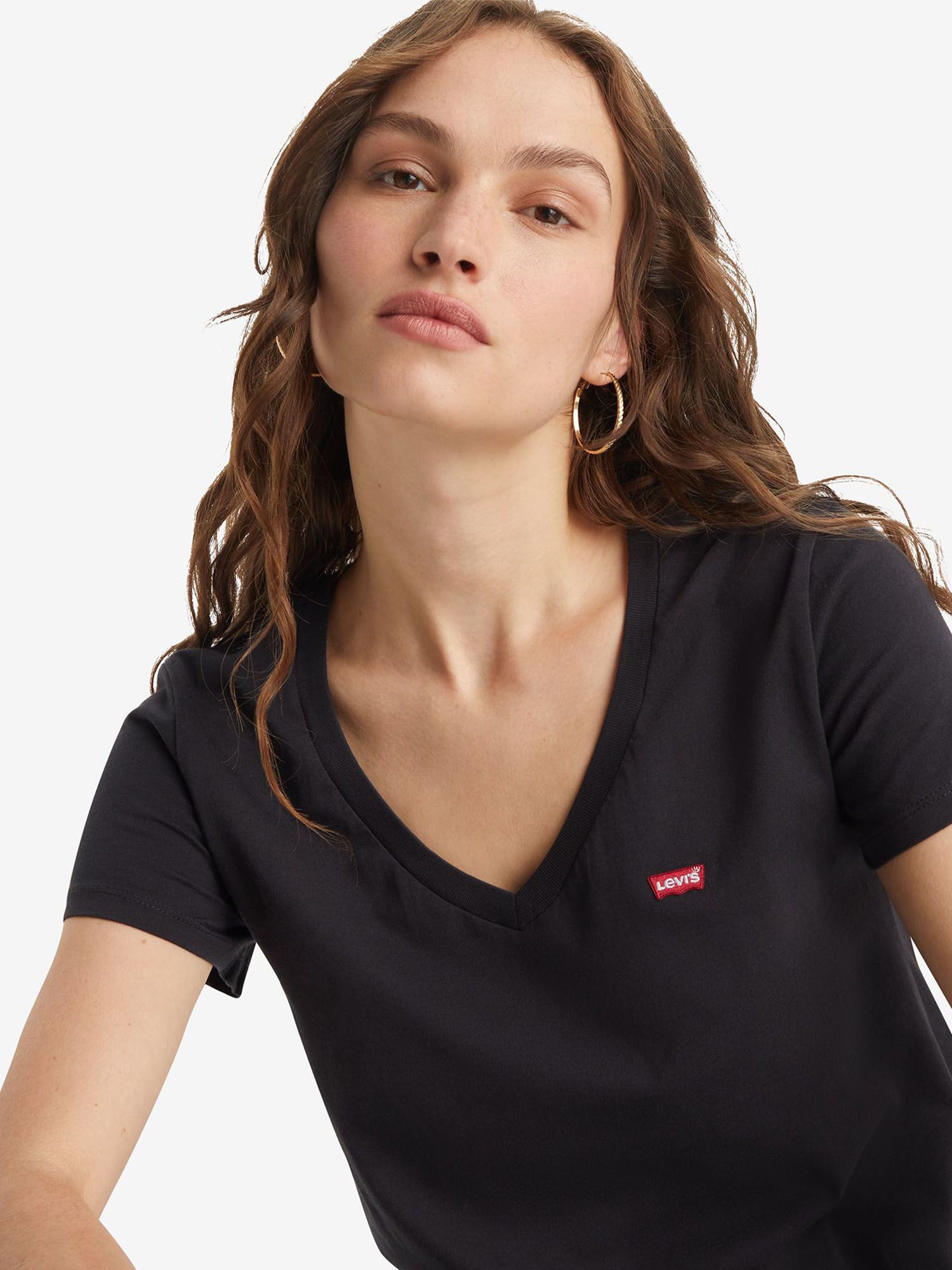 Levi's donna t-shirt Perfect V-neck 85341-0003
