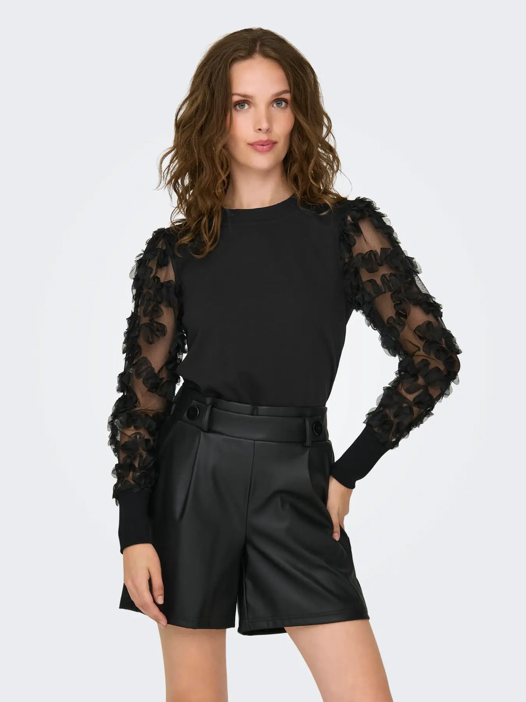 JDY maglia FAIRVIEW 15220558 NOOS - Black