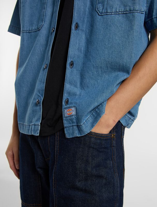 Dickies uomo camicia CHAMBRAY DK0A882Z0BU1