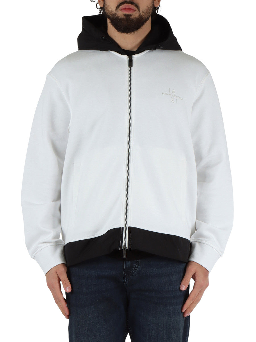 Armani Exchange uomo felpa XM000515AF13047 M0001 Bianco