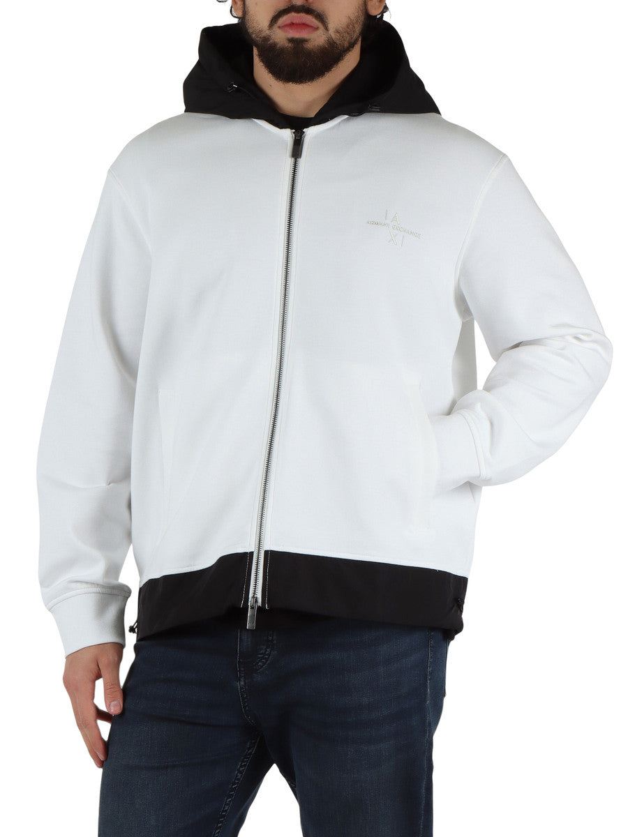 Armani Exchange uomo felpa XM000515AF13047 M0001 Bianco