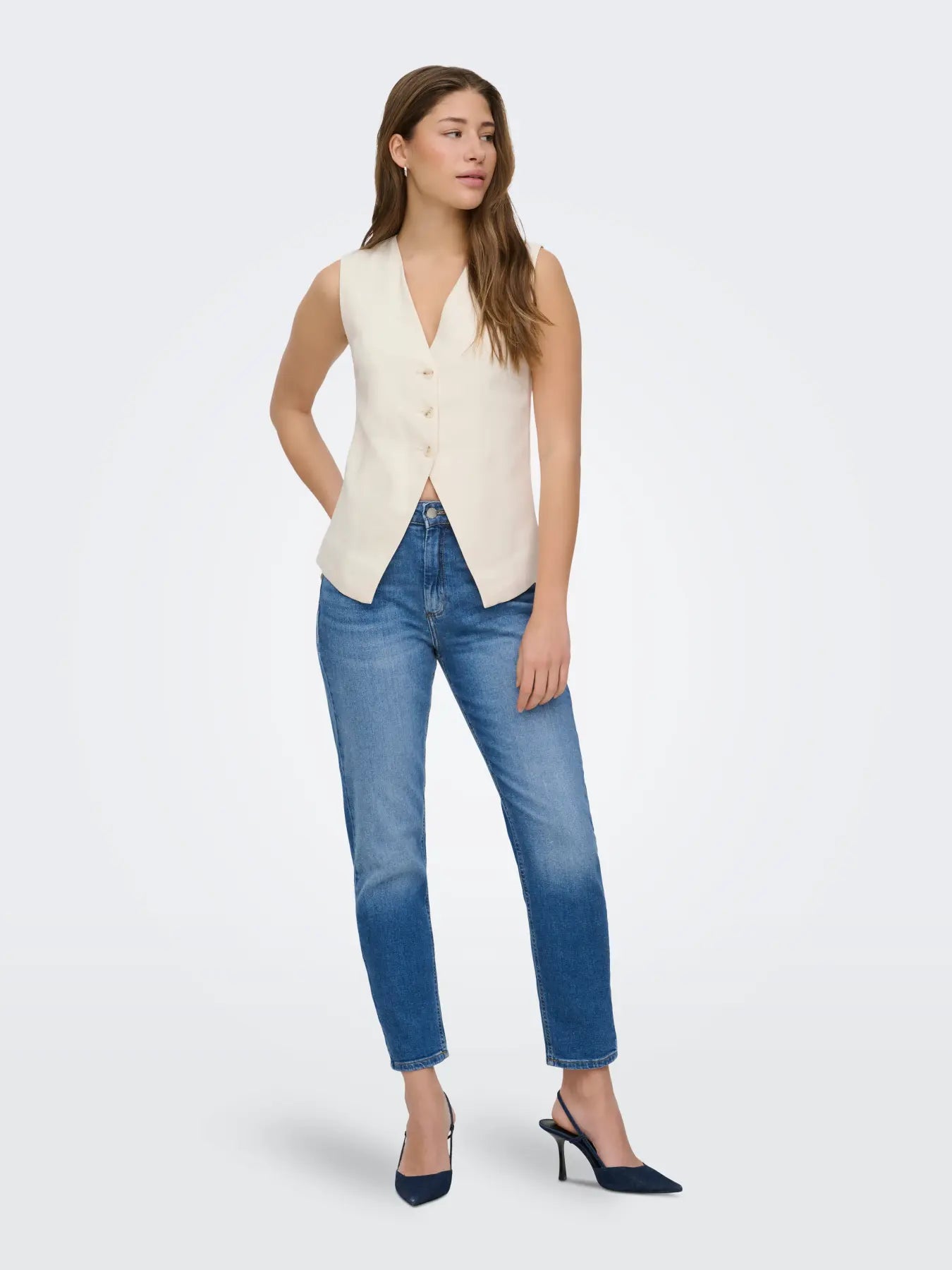 Only donna top TILA LIFE WAISTCOAT 15367399