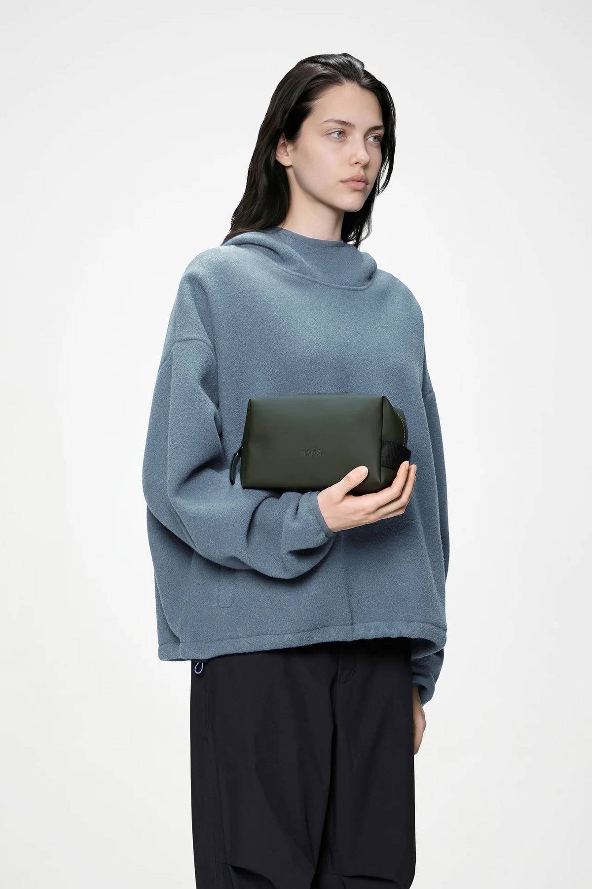 Rains pochette Wash Bag Small W3 Green 15580