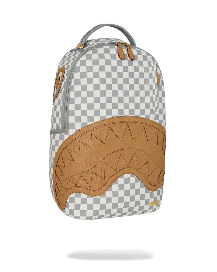 Sprayground zaino EMBOSSED CREAM CHECK B8593