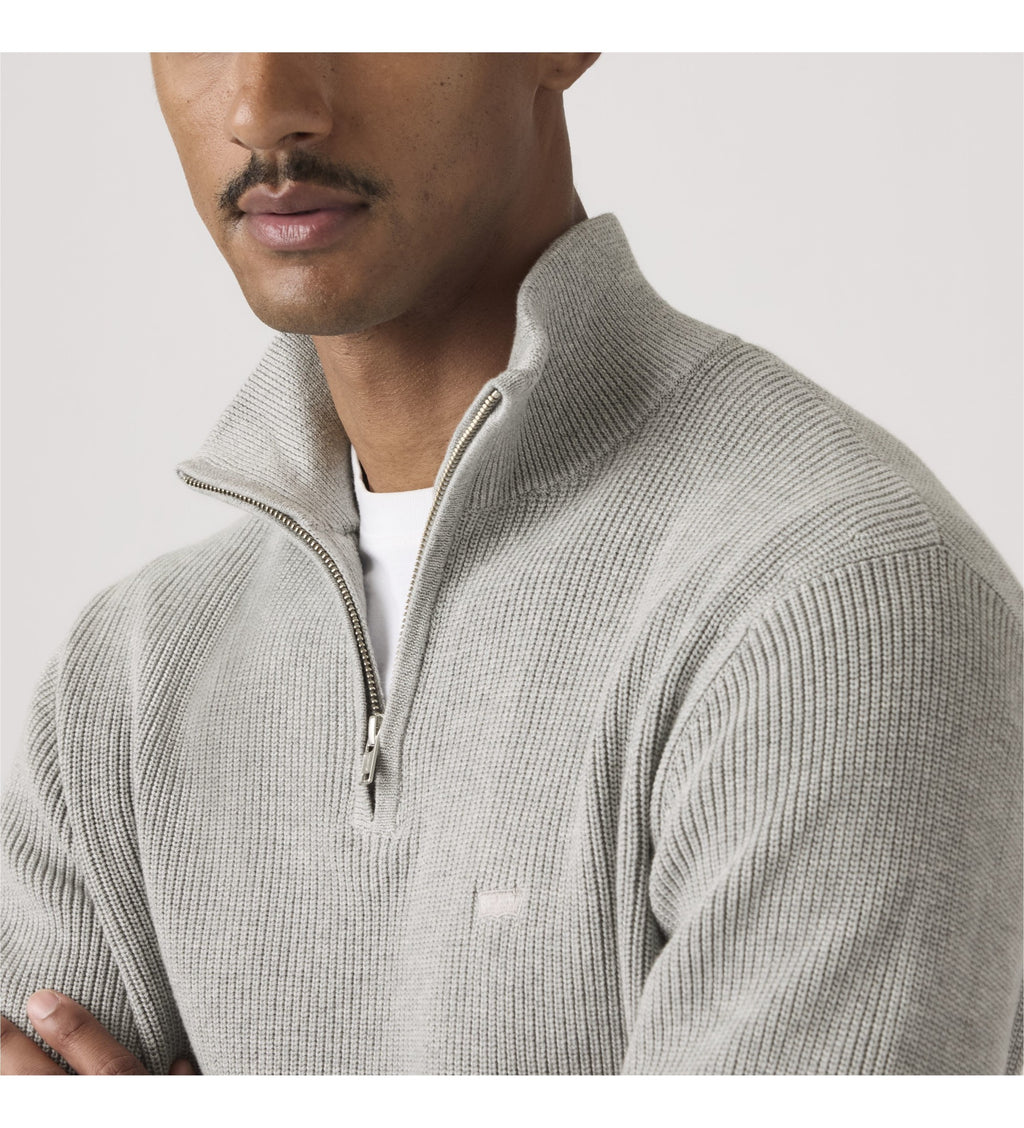 Levi's maglia Hm Quarter Zip 0058U-0002 Grey