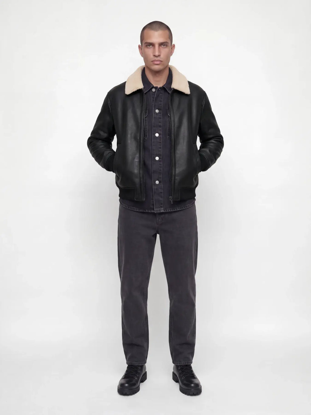 Jack & Jones giubbino BLULUKE 12282444  Black PU