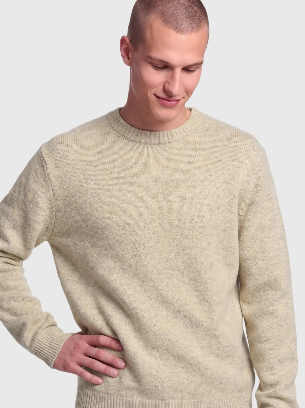 Only&Sons maglia HALE LS RLX CREW KNIT 22037584 Silver Lining