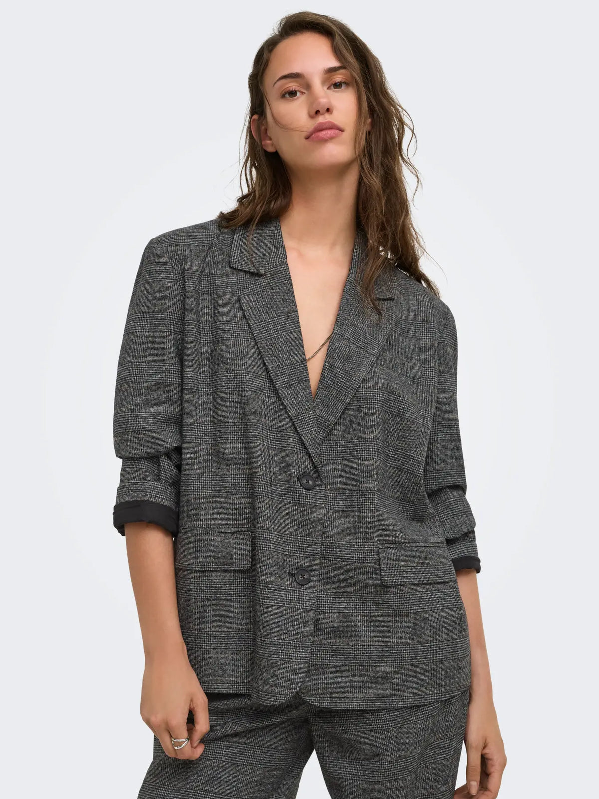 Only blazer SILJA 15381808 Dark Grey Melange AMPHORA