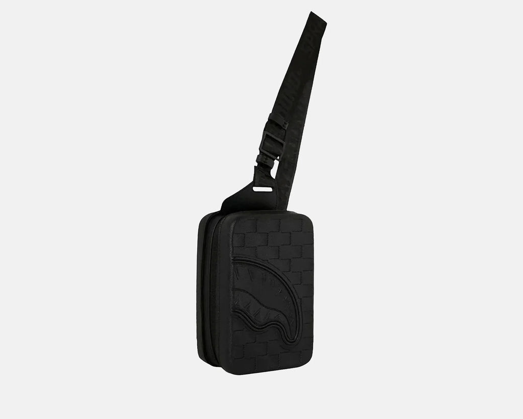 Sprayground zaino monospalla RAISED CHECK HARD SHELL B9557