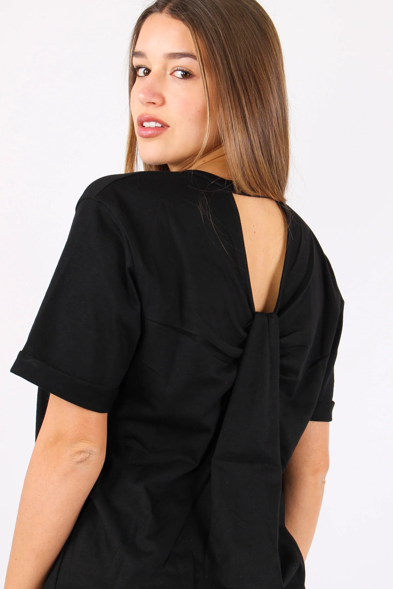 Gaelle donna t-shirt GAABW04586 - PTTS0037 - NE01 nero