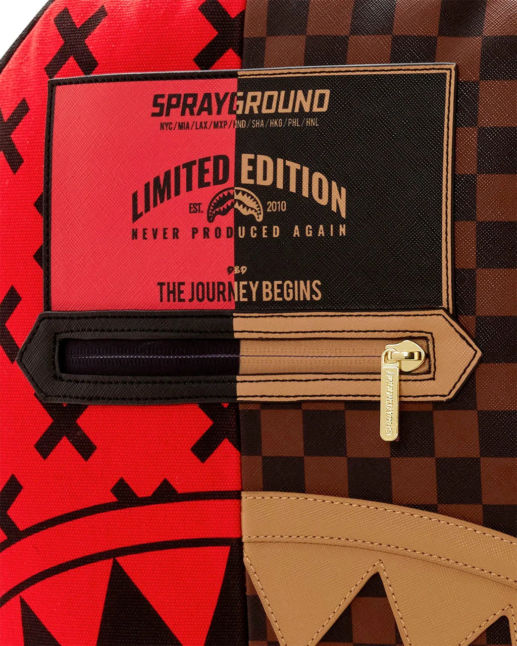Sprayground zaino REVERSE HALF SPLIT B8570