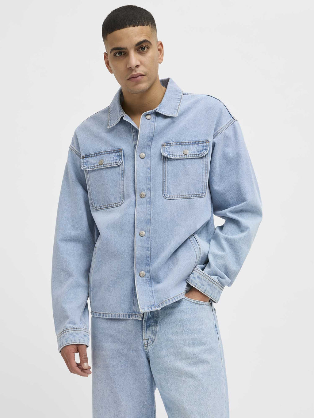Jack & Jones uomo camicia Chase Over Noss 12249029
