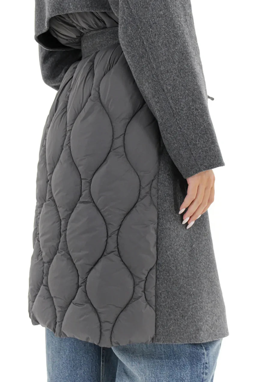 Vicolo donna cappotto TF0028 ASFALTO